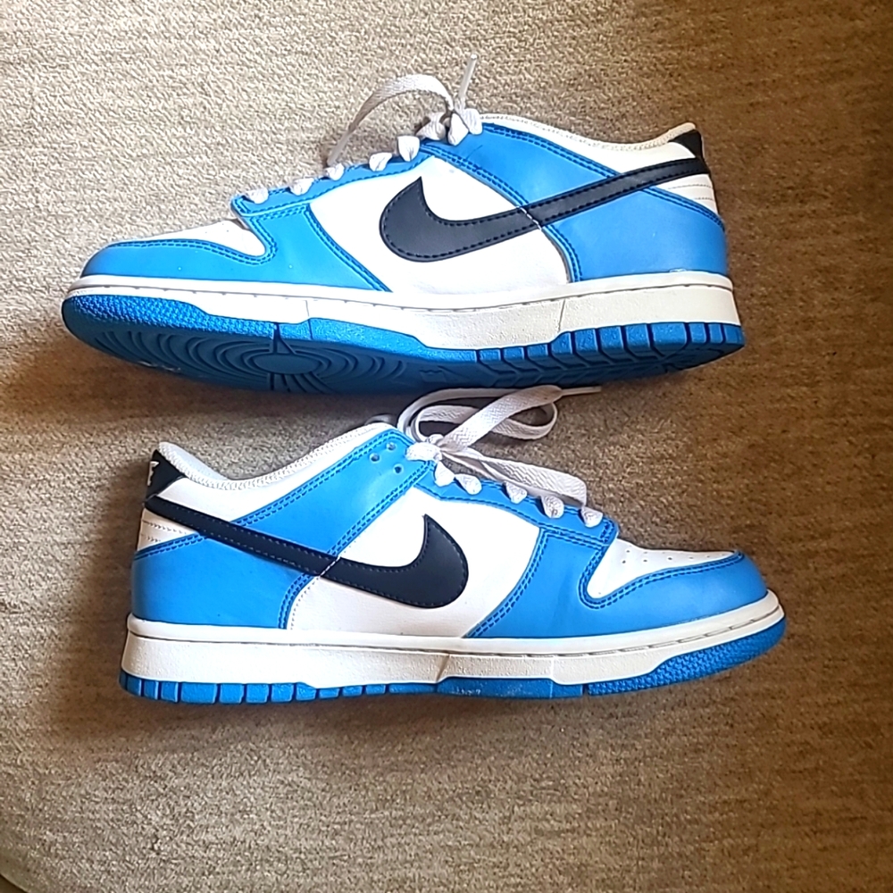 Nike Kids Blue and White Sneakers